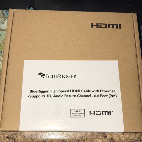 BlueRigger high speed HDMI Cable with Ethernet new - Picture 2 of 4